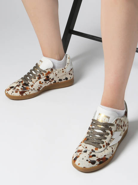 Sneakers Aslan In Leather Semerdjian Multicolor women ASLAN other view 1