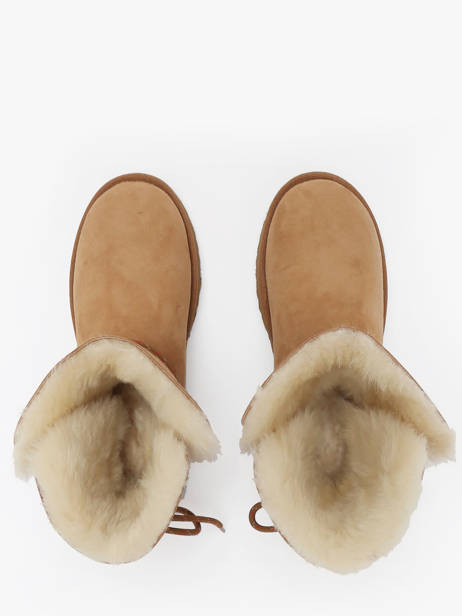 Boots In Leather Ugg Brown women 1171530 other view 5