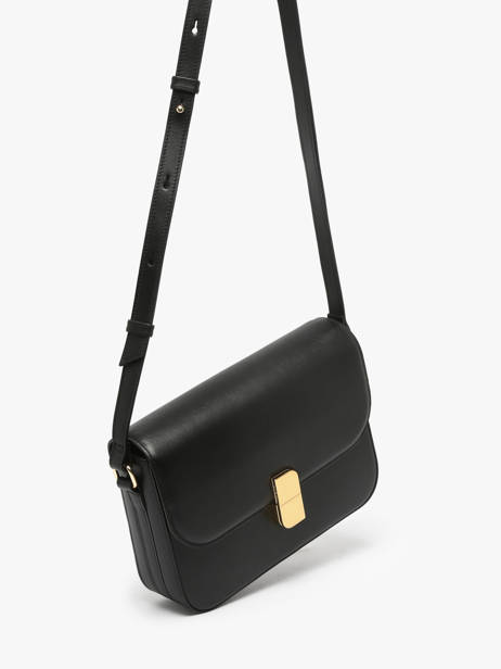 Medium Leather Alice Crossbody Bag Nat et nin Black vintage M other view 2