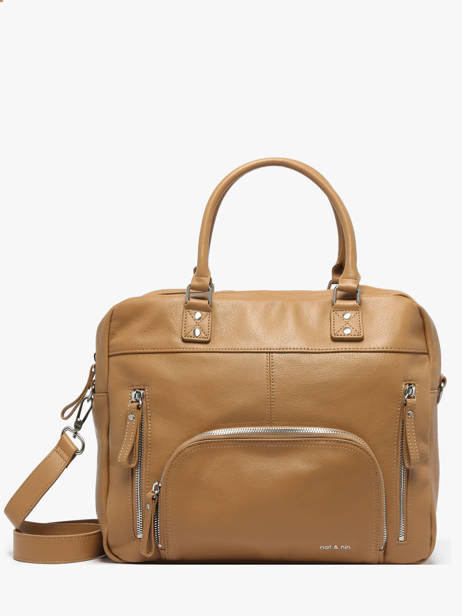 Shopping Bag Vintage Leather Nat et nin Beige vintage MACY