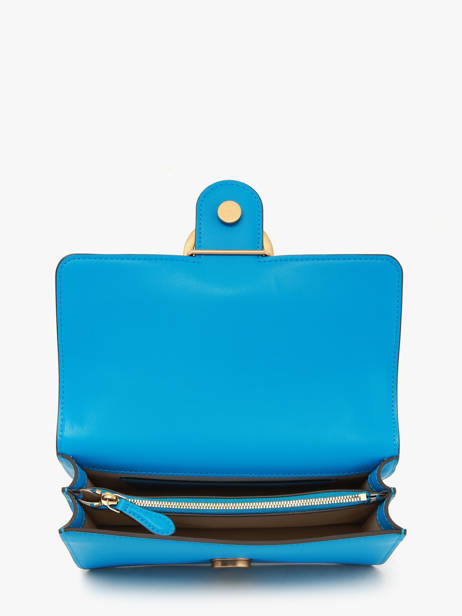 Sac Bandoulière Love Bag Icon Cuir Pinko Bleu love bag icon A0F1 vue secondaire 2