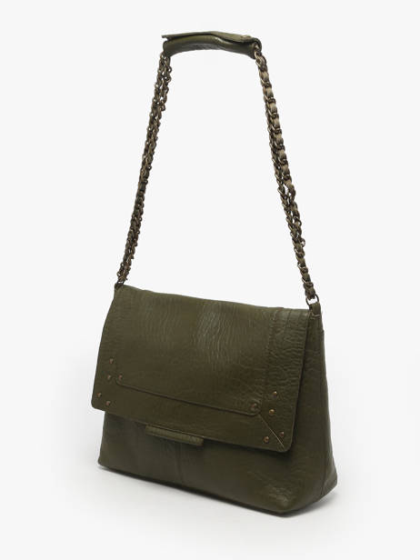 Shoulder Bag Felizia Leather Pieces Green felizia 17122472 other view 2