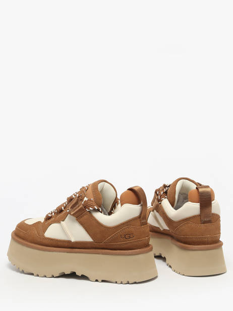 Platform Sneakers In Leather Ugg Brown women 1171541 other view 2