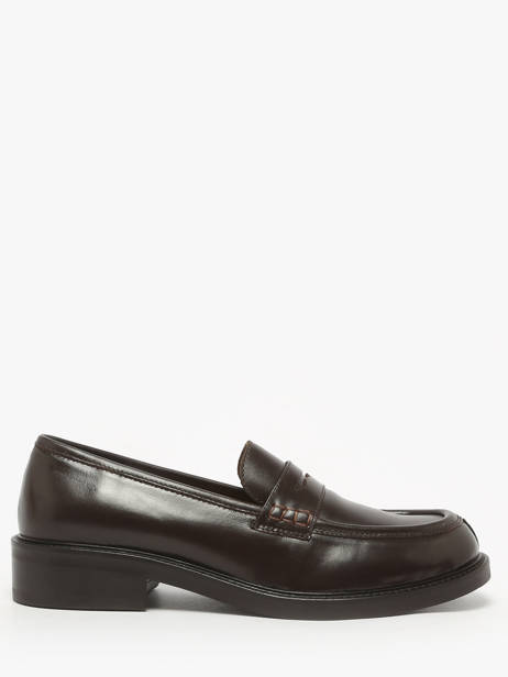 Slippers In Leather Aliwell Brown women A3227