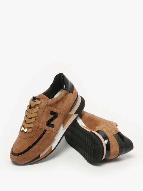 Sneakers In Leather Nathan baume Brown women 52NS1004 other view 2