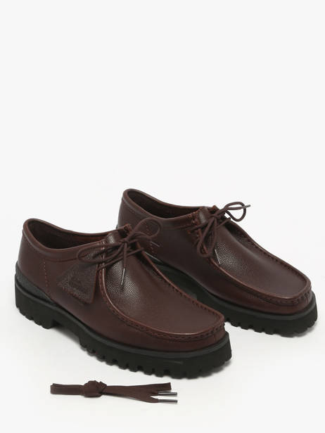 Derby Shoes In Leather Clarks Brown men 26183314 other view 1