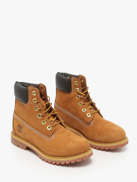 Boots In Leather Timberland Brown women 3617131 other view 1