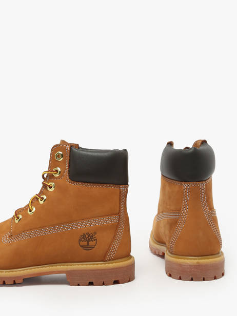Boots In Leather Timberland Brown women 3617131 other view 2
