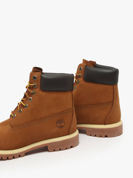 Boots In Leather Timberland Brown men 2066EBL1 other view 2