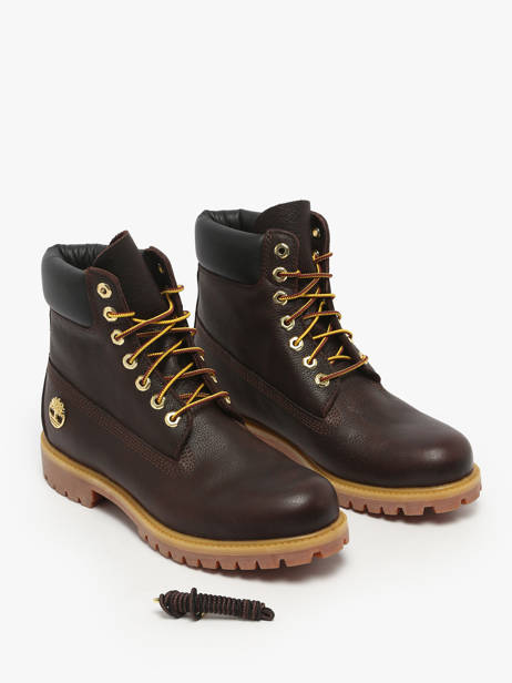 Boots In Leather Timberland Brown men 2P6WEXU1 other view 1
