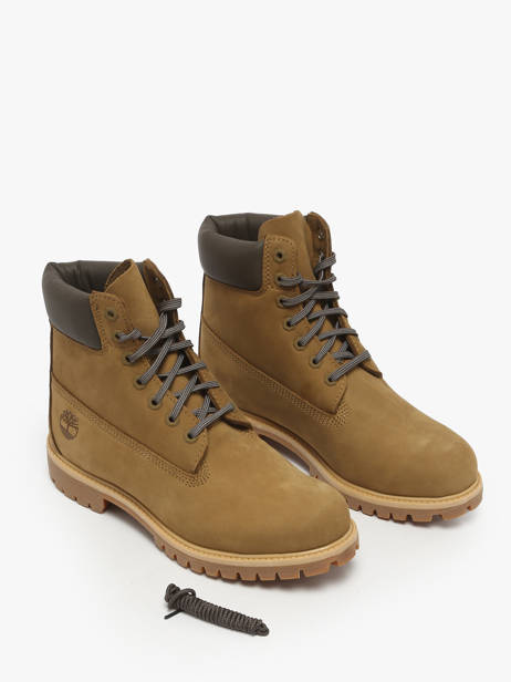Boots In Leather Timberland Green men 2P6WA5D1 other view 1