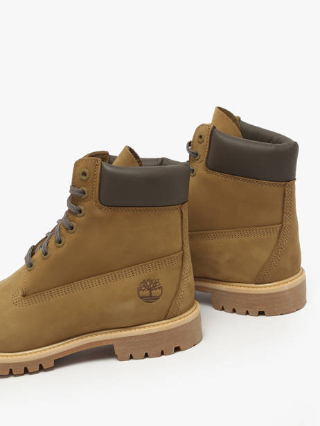 Boots In Leather Timberland Green men 2P6WA5D1 other view 2