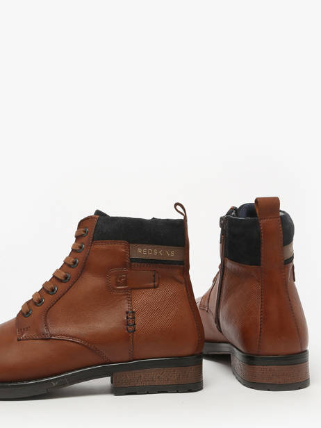 Boots In Leather Redskins Brown men SPICY other view 2