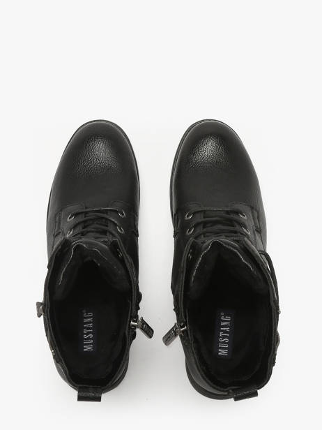 Bottines Mustang Noir women M0052001 vue secondaire 3