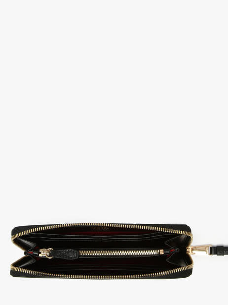 Wallet Leather Lancel Black origami A13843 other view 1