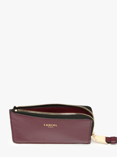 Leather Origami Card Holder Lancel Violet origami A13422 other view 1