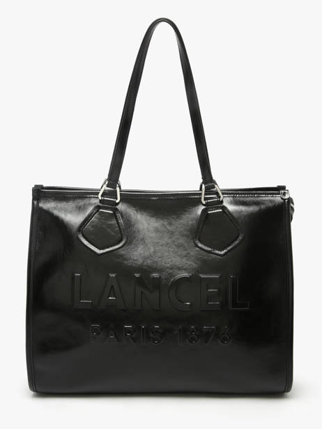 Shopping Bag Cabas D'ete Leather Lancel Black cabas d'ete A13770