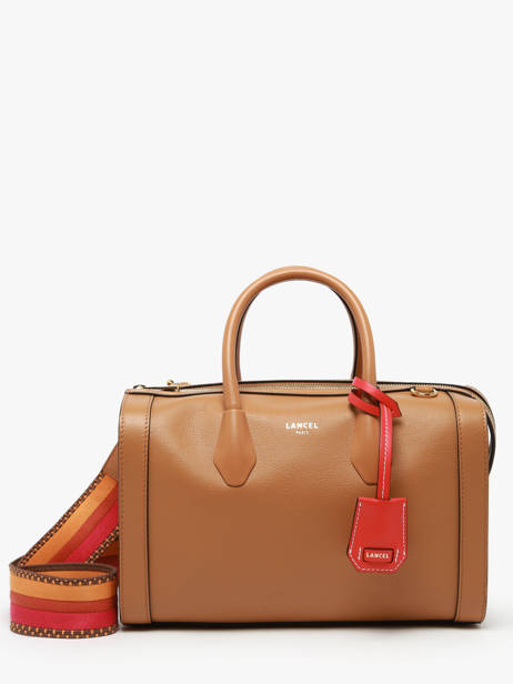 Bowling Bag Bcbg Leather Lancel Brown bcbg A13690