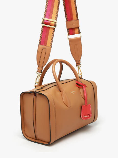 Bowling Bag Bcbg Leather Lancel Brown bcbg A13690 other view 1