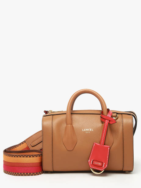 Bowling Bag Bcbg Leather Lancel Brown bcbg A13689