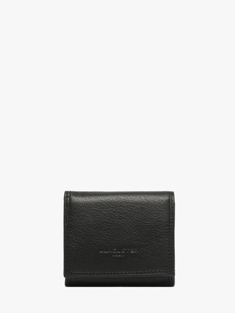 Coin Purse Leather Lancaster Black soft vintage homme 120-10