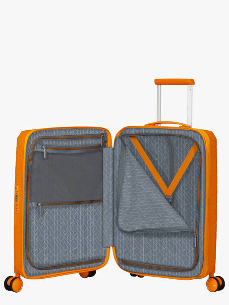 Expandable Cabin Luggage American tourister Orange fastforward 155259 other view 2