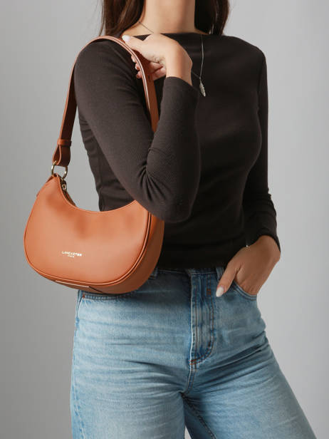 Shoulder Bag Donna Aria Leather Lancaster Brown donna aria 75 other view 1