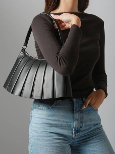 Shoulder Bag Lenglen Leather Lacoste Black lenglen NU5176DP other view 1