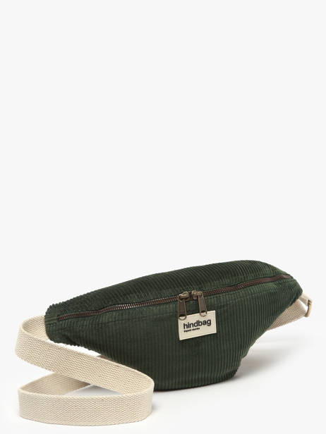 Belt Bag Hindbag Green velours V other view 2