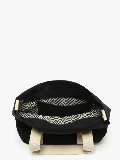 Satchel Best Seller Cotton Hindbag Black best seller LOUISE other view 3
