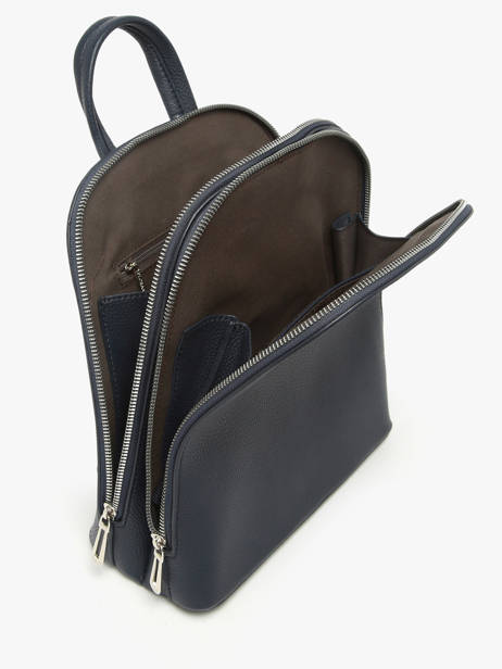 Backpack Miniprix Blue grained F2547 other view 2