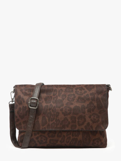 Shoulder Bag Leopard Miniprix Brown leopard L