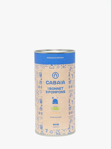 Beanie Cabaia White hats PEGUCLUB other view 2