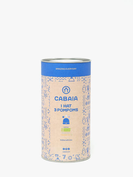 Hat With Removable Pompom Cabaia Gray hats MOSCOWMU other view 2