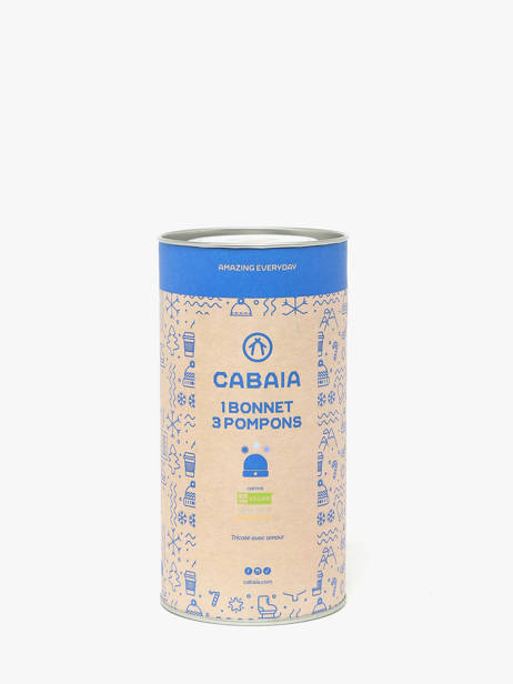 Hat With Removable Pompom Cabaia Brown hats MOSCOWMU other view 2