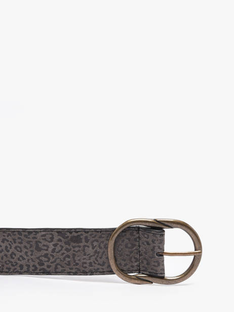 Leather Women's Belt Pieces Gray laura 17125486 other view 1