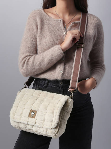 Crossbody Bag Quadri Le voyage en panier Beige quadri AHP270 other view 1