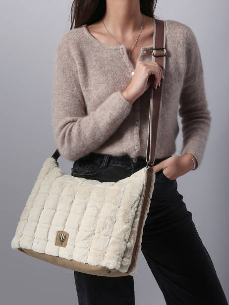 Shoulder Bag Quadri Le voyage en panier Beige quadri AHP272 other view 1