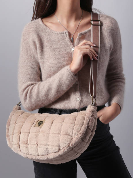 Shoulder Bag Quadri Le voyage en panier Brown quadri AHP269 other view 1