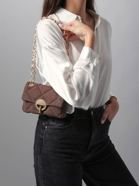 Crossbody Bag Moon Linen Vanessa bruno Brown moon 70V40326 other view 1