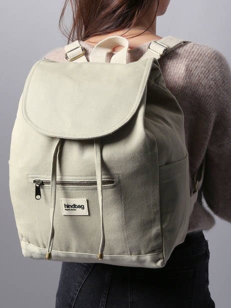 Backpack Eliot Cotton Hindbag Green best seller ELIOT other view 1