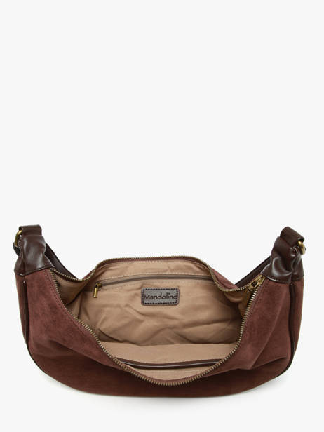 Shoulder Bag Velvet Soft Miniprix Brown velvet soft 27592 other view 1