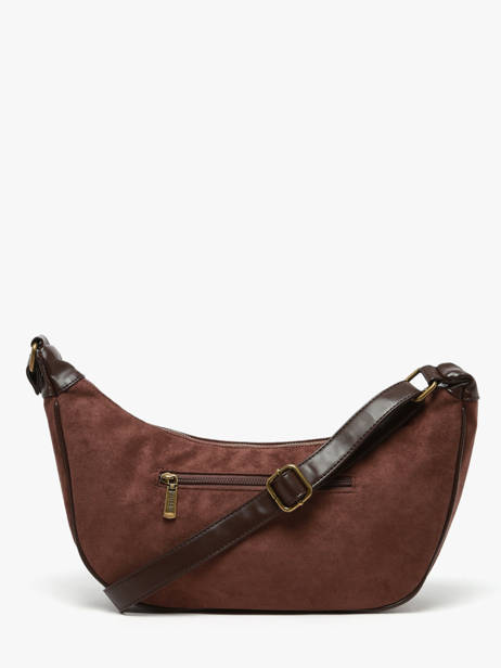 Shoulder Bag Velvet Soft Miniprix Brown velvet soft 27592 other view 2
