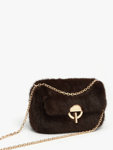 Medium Faux Fur Moon Crossbody Bag Vanessa bruno Brown moon 30V40533 other view 1