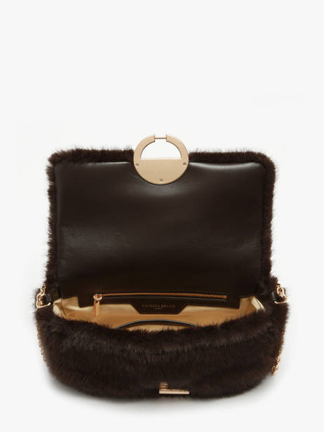 Medium Faux Fur Moon Crossbody Bag Vanessa bruno Brown moon 30V40533 other view 2