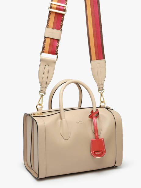 Medium Leather Bcbg Bowling Bag Lancel Beige bcbg A13690 other view 1