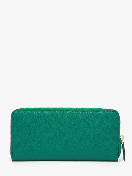 Wallet Leather Lancel Green ninon A13833 other view 2