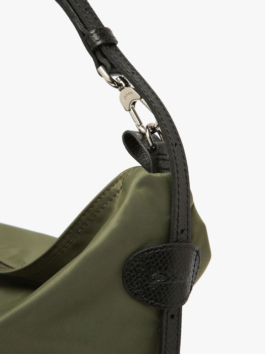 Longchamp Besace longchamp toile Hobo bag Green