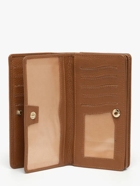 Leather Caviar Wallet Crinkles Brown caviar 14001 other view 2