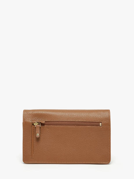 Leather Caviar Wallet Crinkles Brown caviar 14001 other view 3